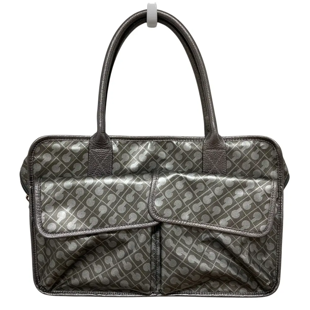 GHERARDINI ゲラルディーニ ソフティ ハンドバッグ シルバーカラー