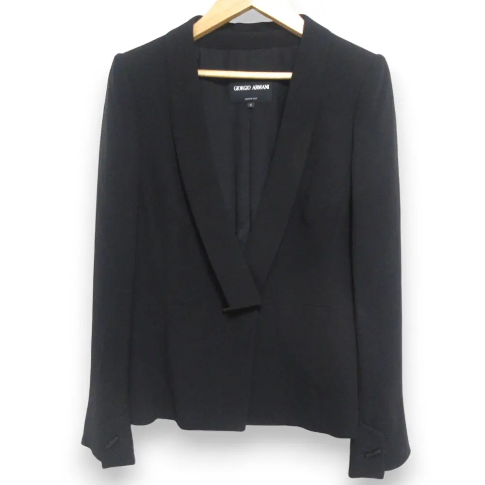 ジョルジオアルマーニ●極美品●最上級ライン イタリア製シルクジャケット 2XL 72701-515-