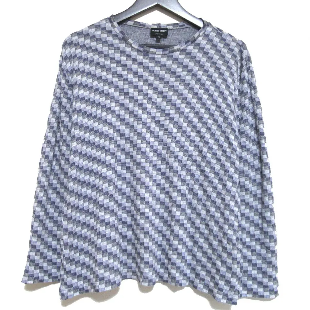 GIORGIO ARMANI ジョルジオアルマーニ 総柄 ロングスリーブ 長袖 ニットカットソー 46サイズ 165/88A マルチカラー