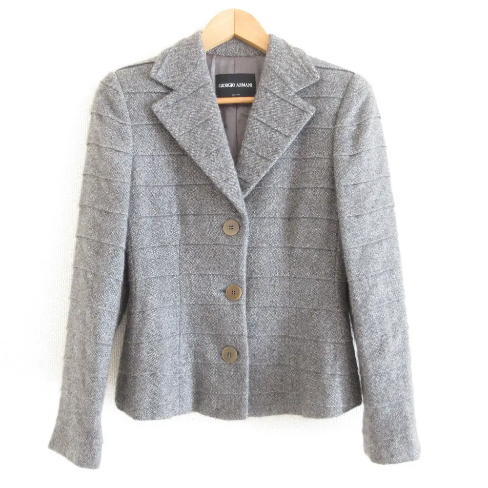 GIORGIO ARMANI ジョルジオアルマーニ スナップボタンフロント