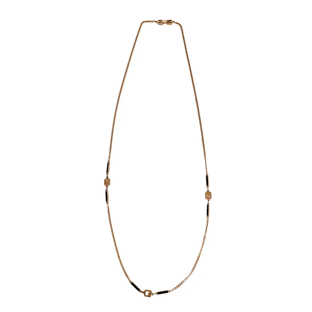 GIVENCHY ジバンシィ Gロゴ ロングネックレス アクセサリー ゴールドカラー