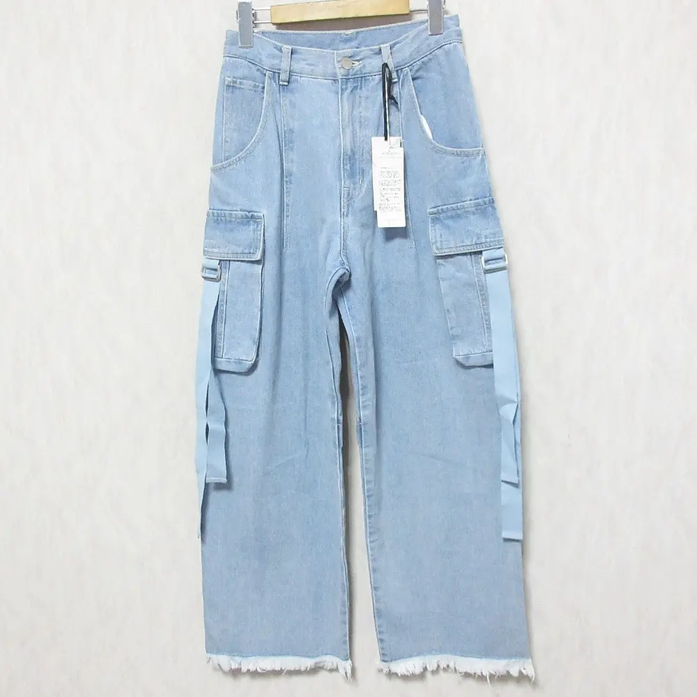 Grace Class グレースクラス グレースコンチネンタル 24SS 3コークンデニムカーゴパンツ 0224111080 36 ブルー