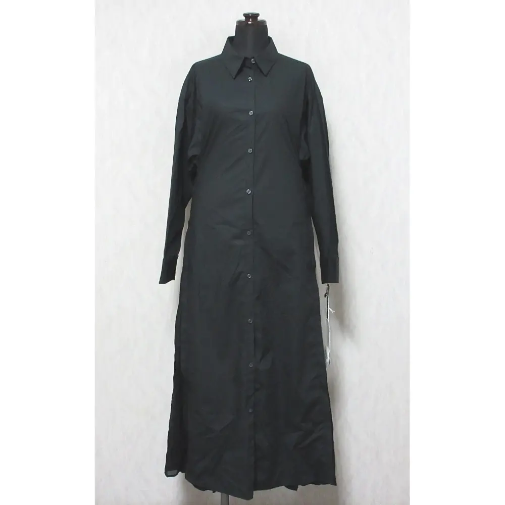 GRACE Class グレースクラス グレースコンチネンタル 23AW サイドティアードシャツワンピース 0223331114 36 ブラック