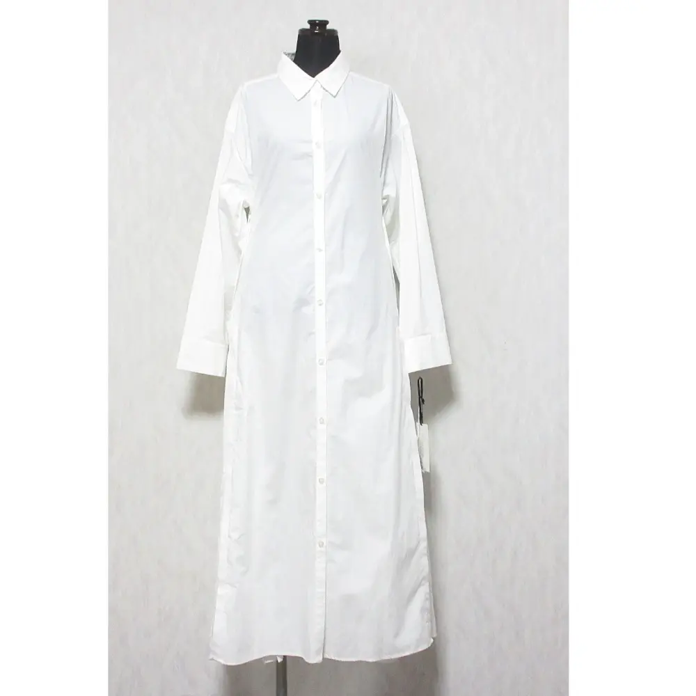 23AW Grace Class グレースクラス グレースコンチネンタル サイドティアードシャツワンピース 0223331114 36 ホワイト