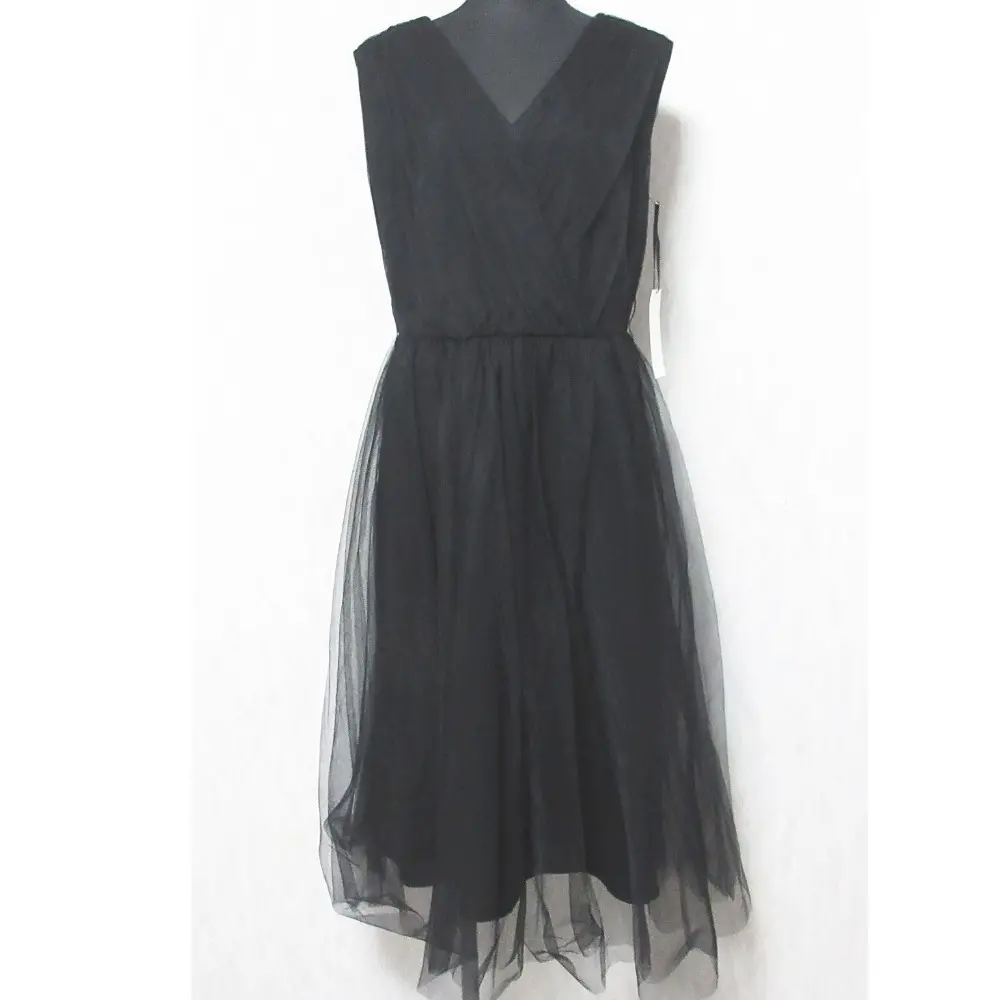 23SS Grace Class グレースクラス グレースコンチネンタル チュールドレープドレス ワンピース 0223235175 36 ブラック