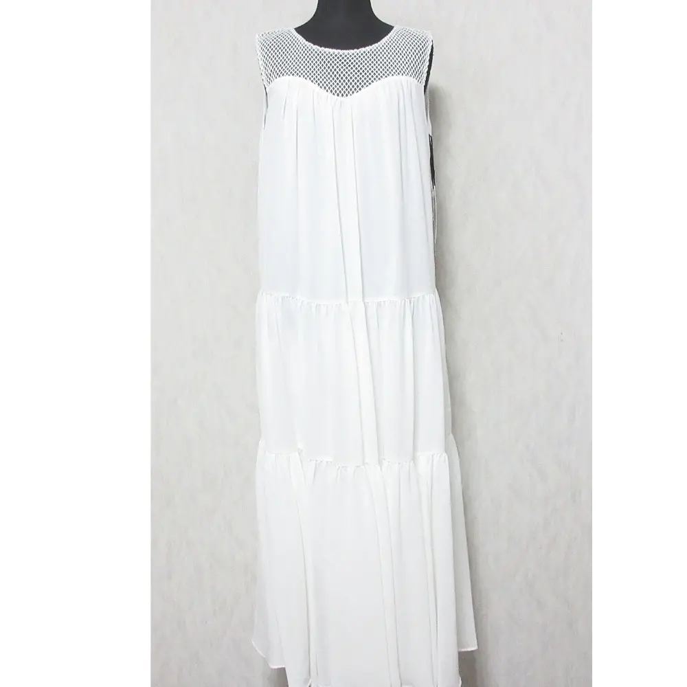 24SS Grace Class グレースクラス グレースコンチネンタル シアードレープマキシ ロング ワンピース 0224231122 38 ホワイト