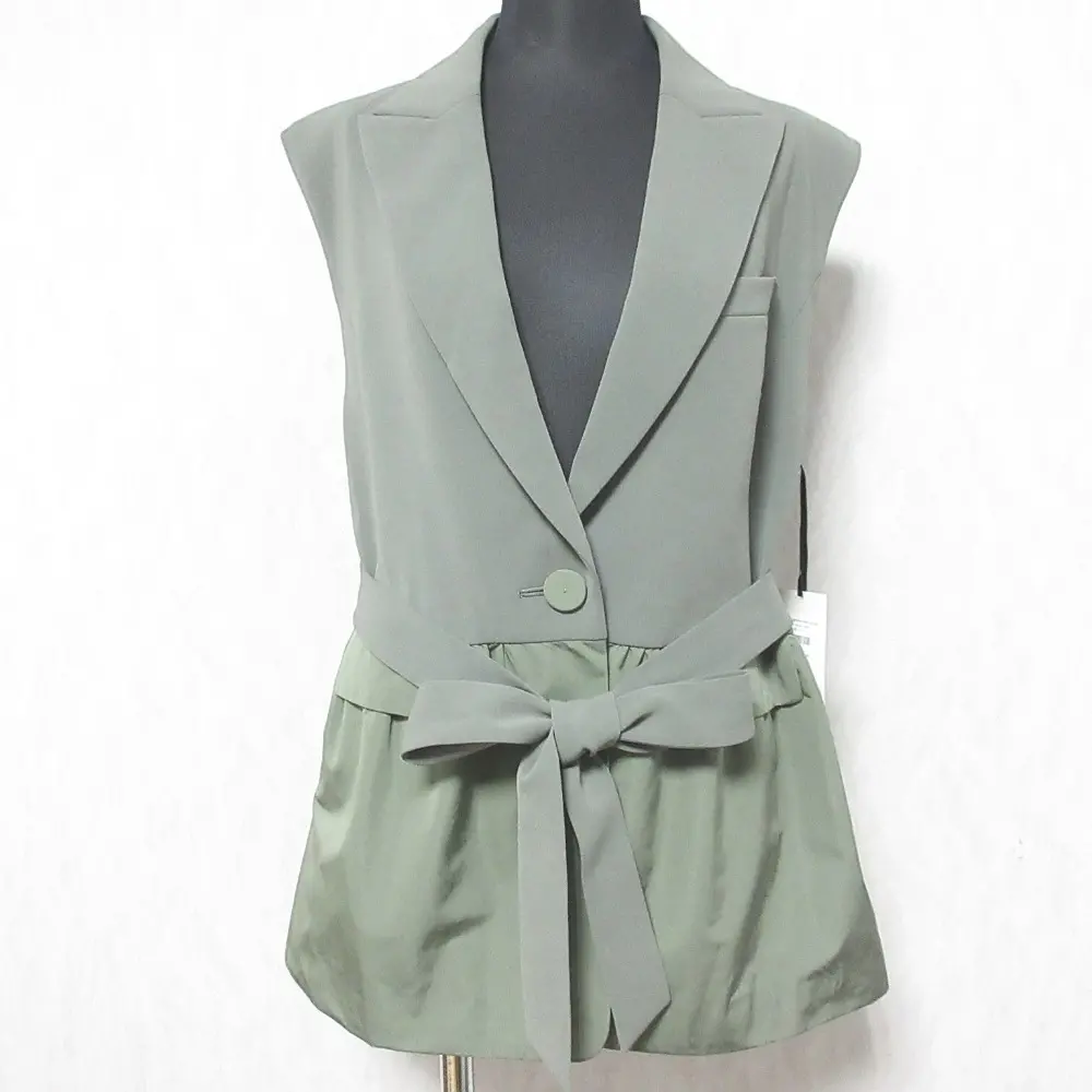 23AW Grace Class グレースクラス グレースコンチネンタル トリアセコンビジャケット ジレ ベスト 0223357134 38 カーキ