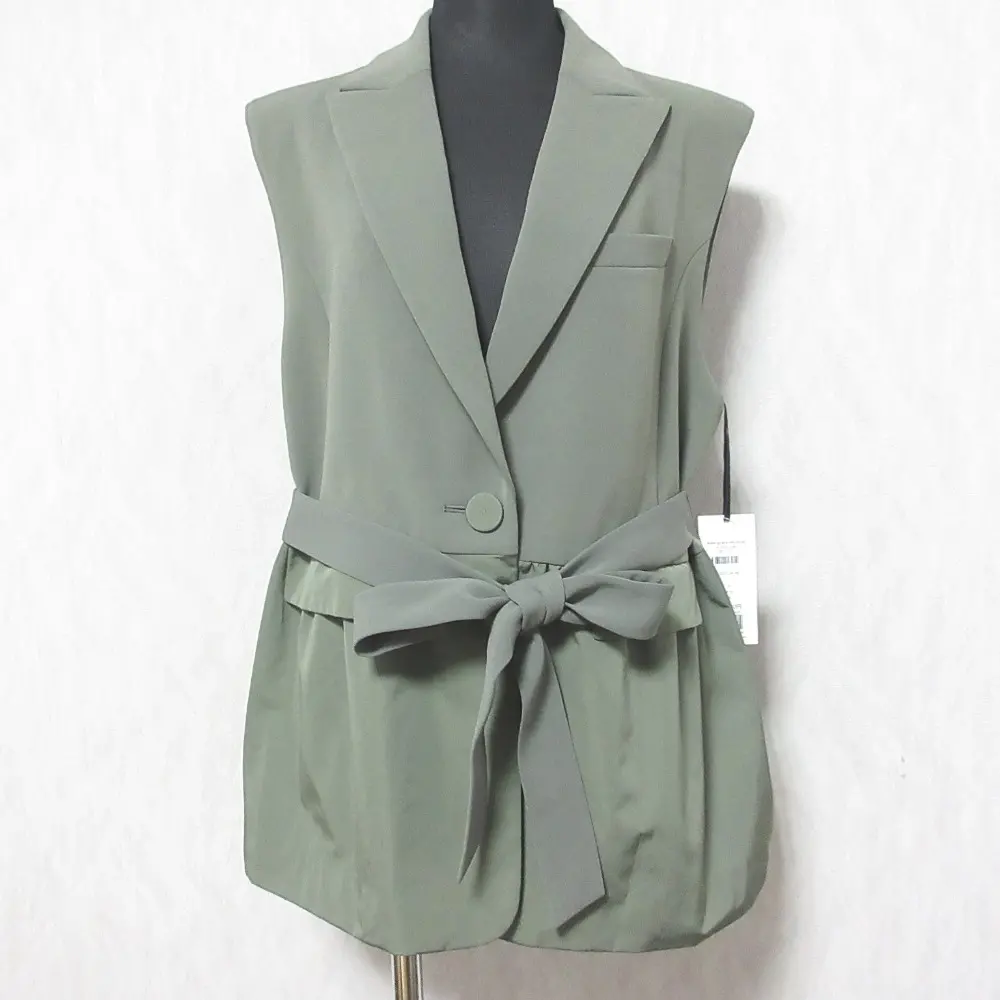 23AW Grace Class グレースクラス グレースコンチネンタル トリアセコンビジャケット ジレ ベスト 0223357134 38 カーキ