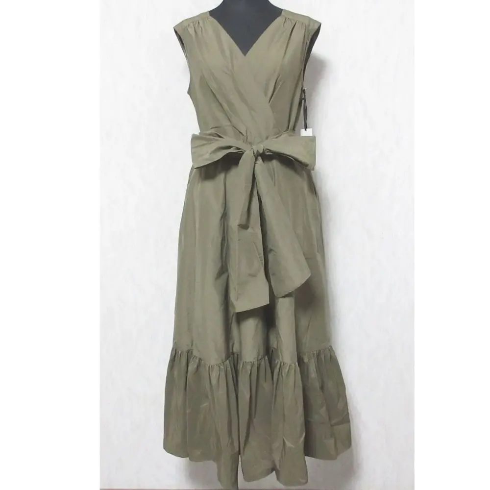 24SS GRACE CLASS グレースクラス グレースコンチネンタル ライトタフドレス ロングワンピース 0224231027 36 カーキ