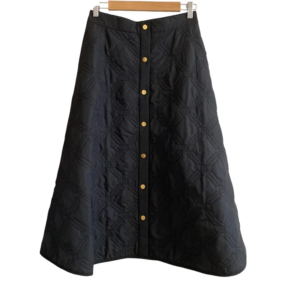 Grace CLASS グレースクラス キルティングスカート 0222321146 サイズ38 ブラック