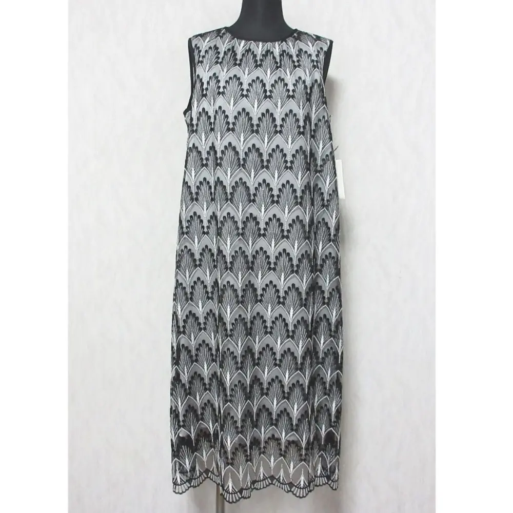 24AW GRACE CLASS グレースクラス グレースコンチネンタル シャイニーリーフembドレス ワンピース 0224335046 36 ブラック