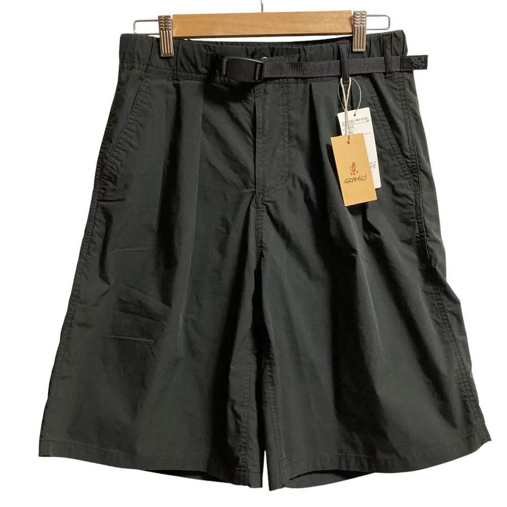 23SS GRAMICCI グラミチ ビームスボーイ 別注 ショーツ タックショートパンツ ハーフパンツ GLP3-S2103 サイズF ブラック