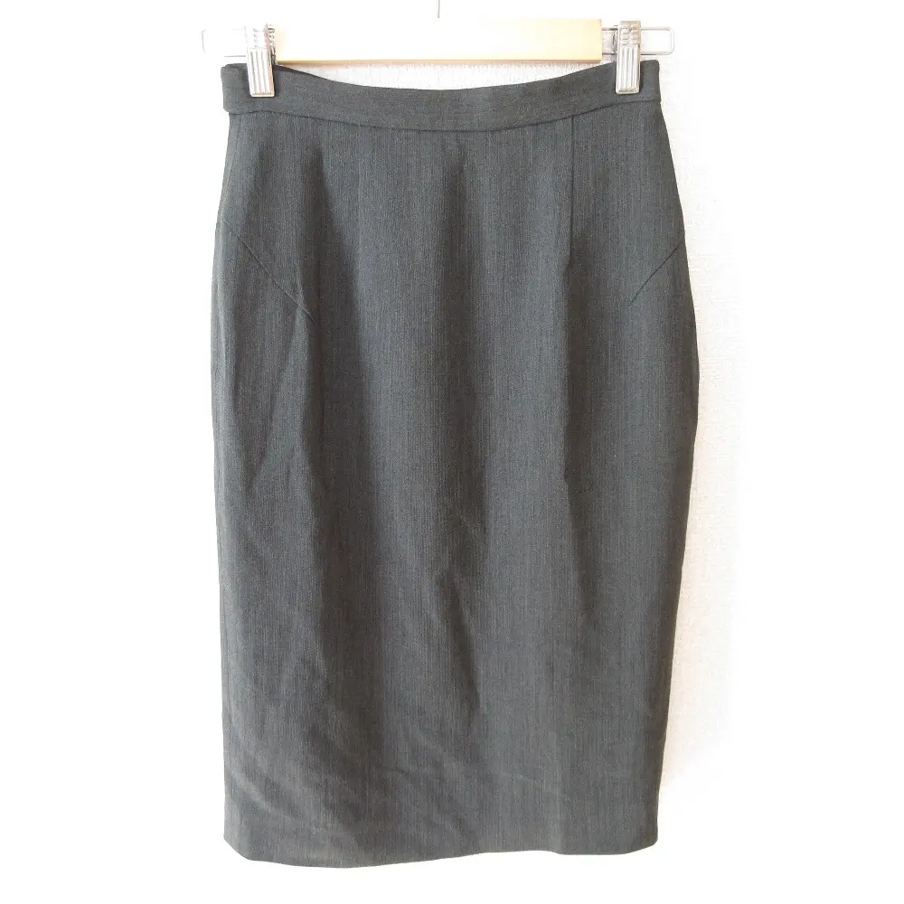 GUCCI グッチ トムフォード期 1995年製 ヴィンテージ ひざ丈 ミディ丈 タイトスカート 38 グレー