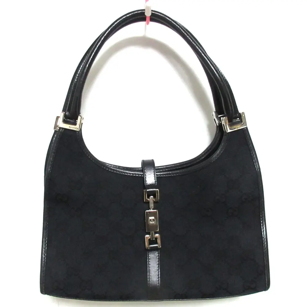 GUCCI グッチ ジャッキーライン GGキャンバス ワンショルダーバッグ トートバッグ 002 1068 ブラック