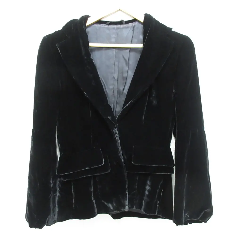 GUCCI グッチ トムフォード期 1999年製 ベロア テーラードジャケット サイズ42 ブラック