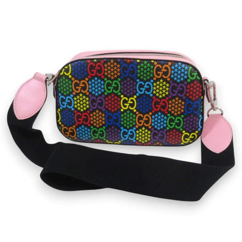 GUCCI グッチ GGサイケデリックキャンバス ミニショルダーバッグ ポシェット 574886 マルチカラー