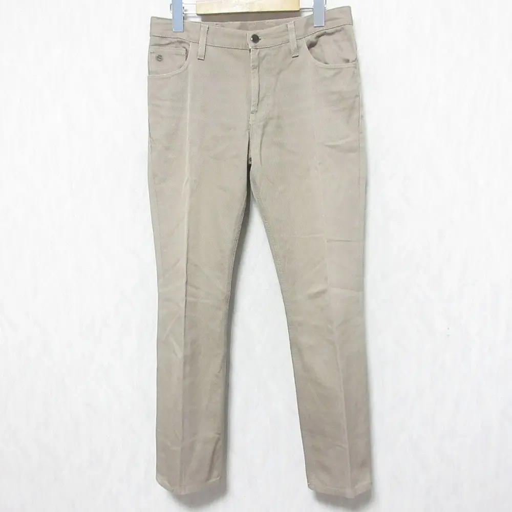 GUCCI グッチ コットン ローウエスト スリムパンツ 308811 XZ802 44 ベージュ