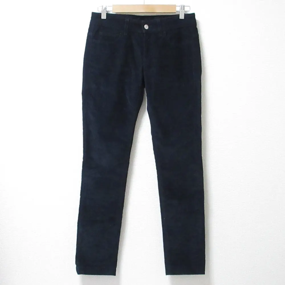 GUCCI グッチ new leggings GG柄 スリム コーデュロイスキニーパンツ サイズ38 ネイビー