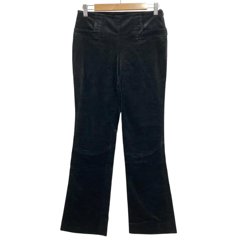 GUCCI グッチ トムフォード期 ストレッチ ベルベット フレアパンツ 42 ブラック