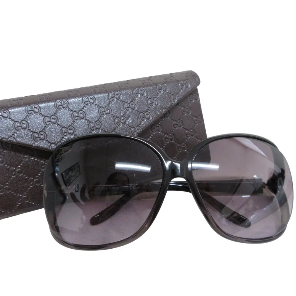 GUCCI グッチ セルフレーム インターロッキングハート サングラス GG 3500/S ブラック