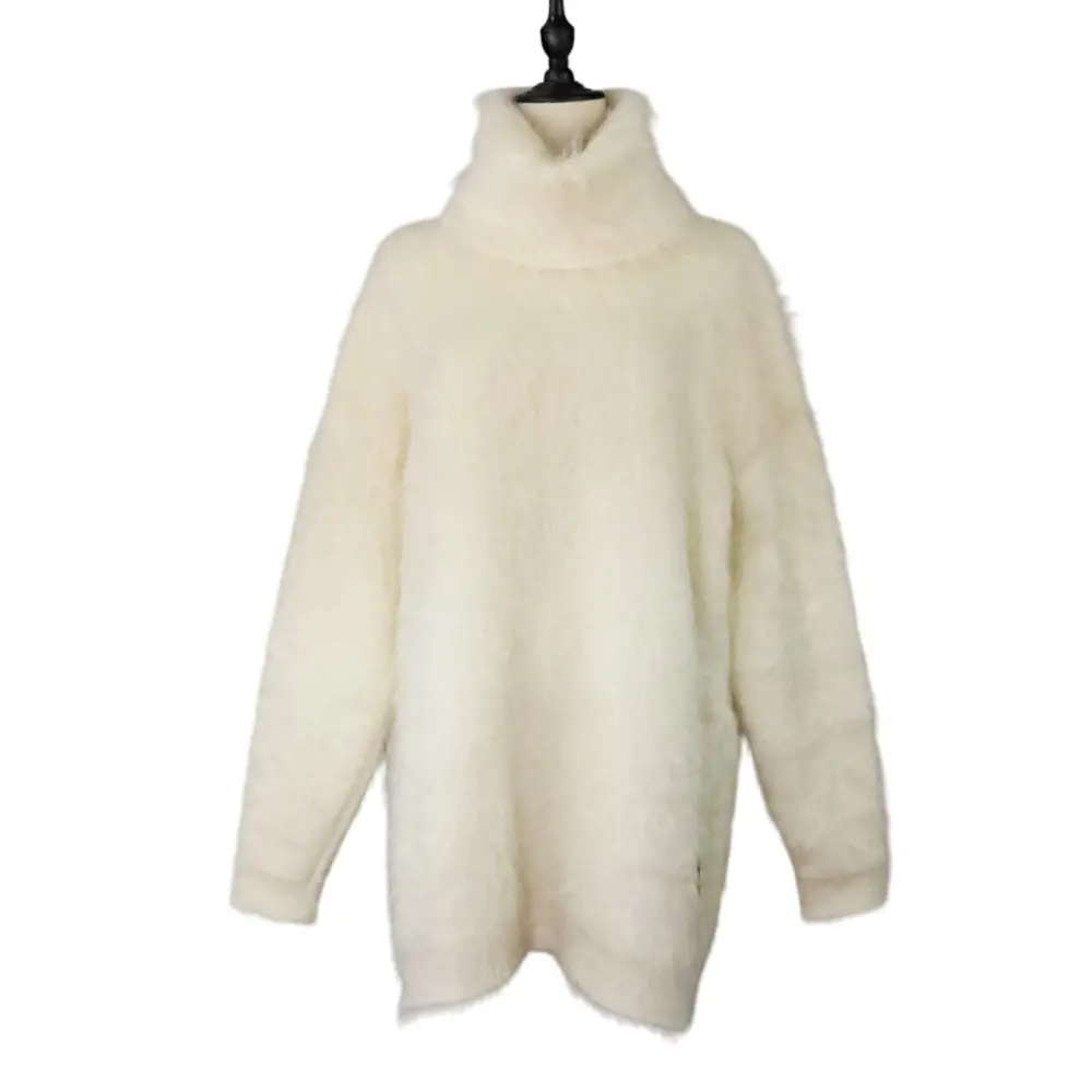 GUCCI グッチ ブラッシュモヘアジャンパードレス タートルネック ニットワンピース 757392 XKDRT サイズM オフホワイトの買取実績【2025年4月買取】