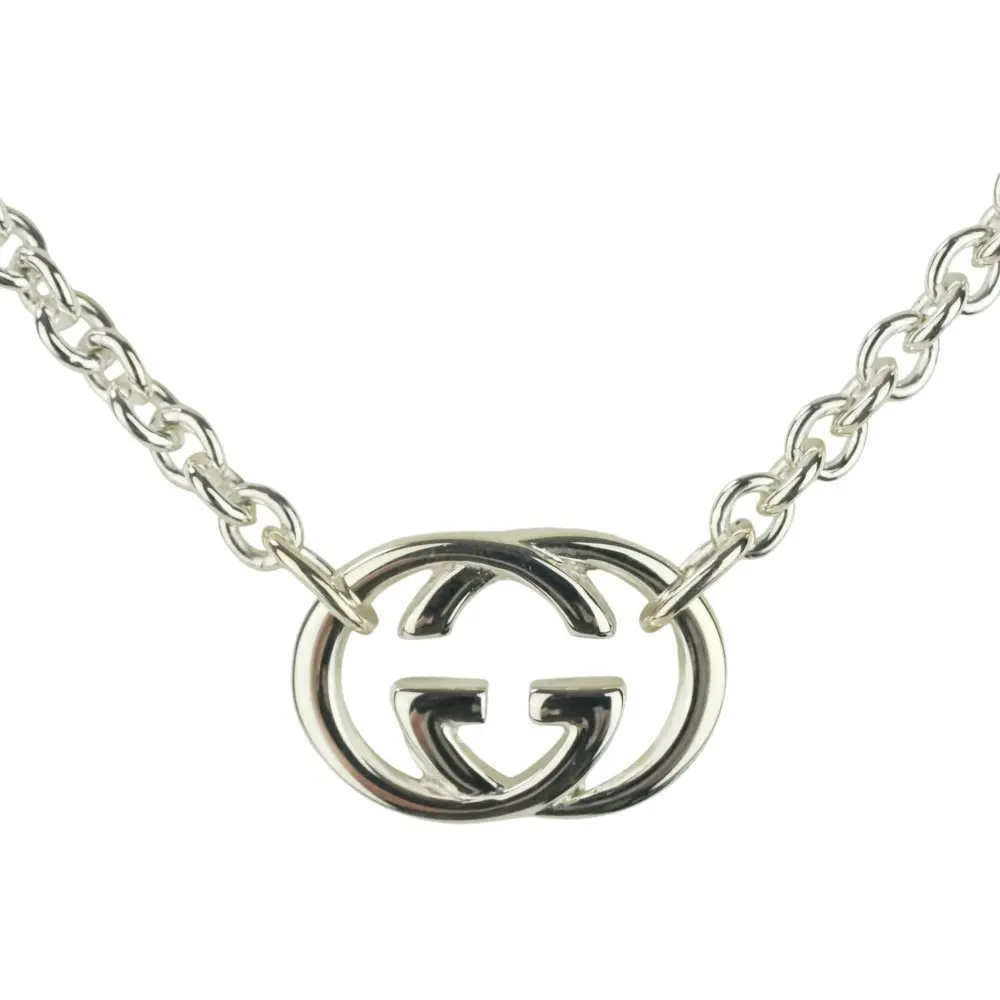 GUCCI グッチ インターロッキングG SV925 ネックレス シルバー