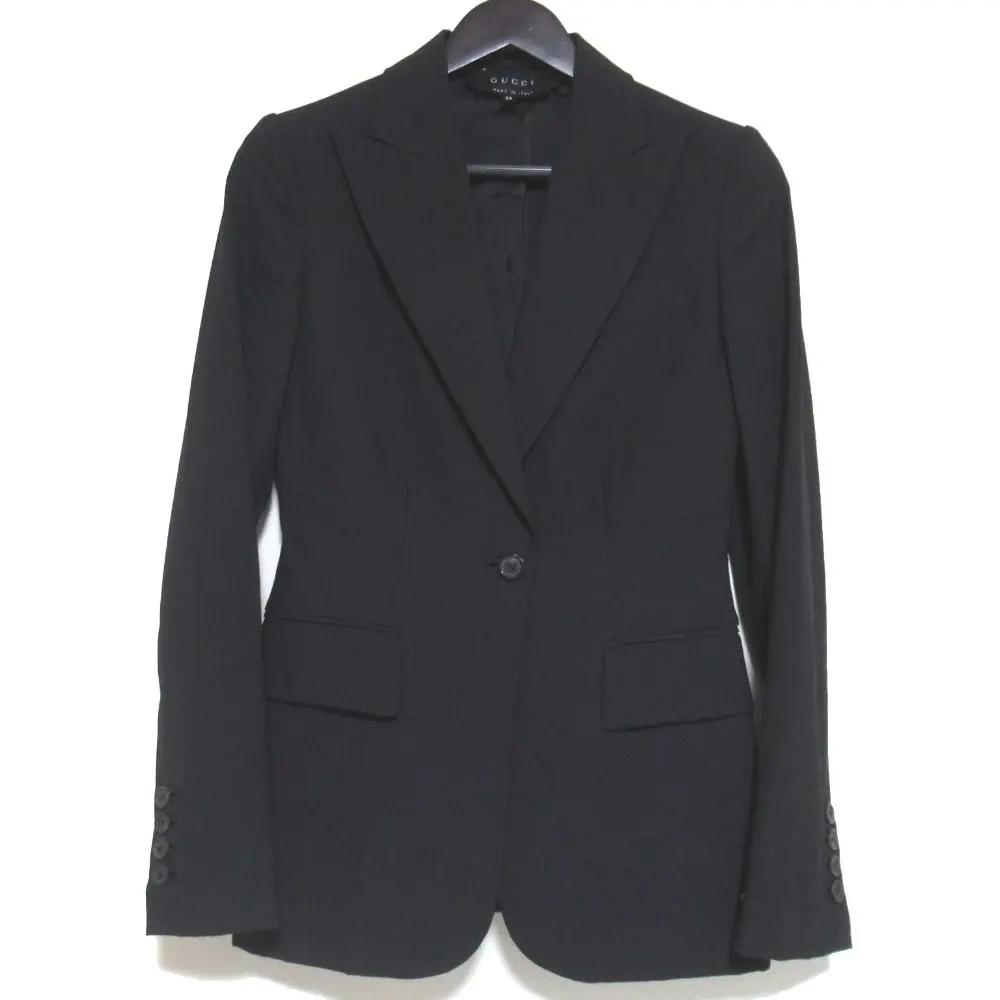 GUCCI グッチ トムフォード期 1B シングル テーラードジャケット 107131 サイズ38 ブラック