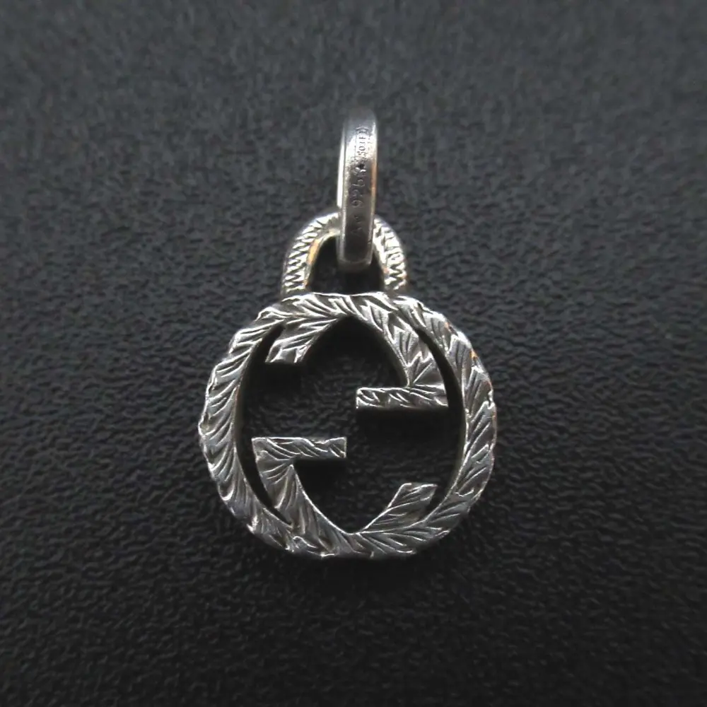 GUCCI グッチ インターロッキングG ペンダントトップ Ag925 シルバー