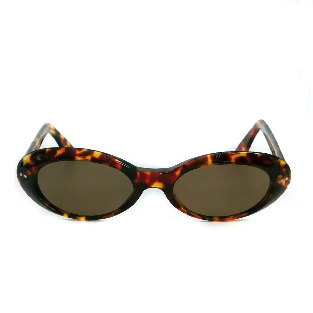 GUCCI グッチ セルフレーム オーバル べっ甲柄 デミ柄 サングラス 眼鏡 アイウェア, GG2413/S, 52□19-135 ブラウン