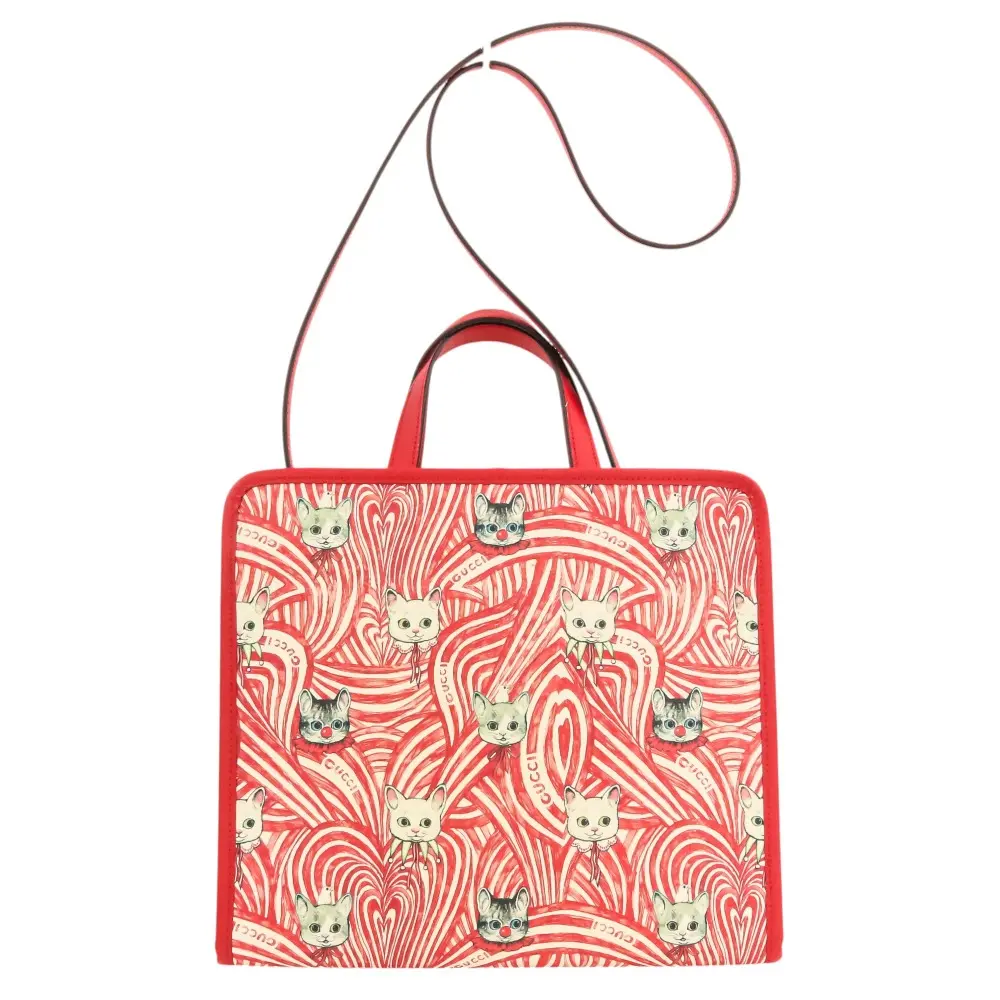 GUCCI グッチ チルドレンズ ヒグチユウコ 2way トートバッグ ショルダーバッグ 630542 レッド