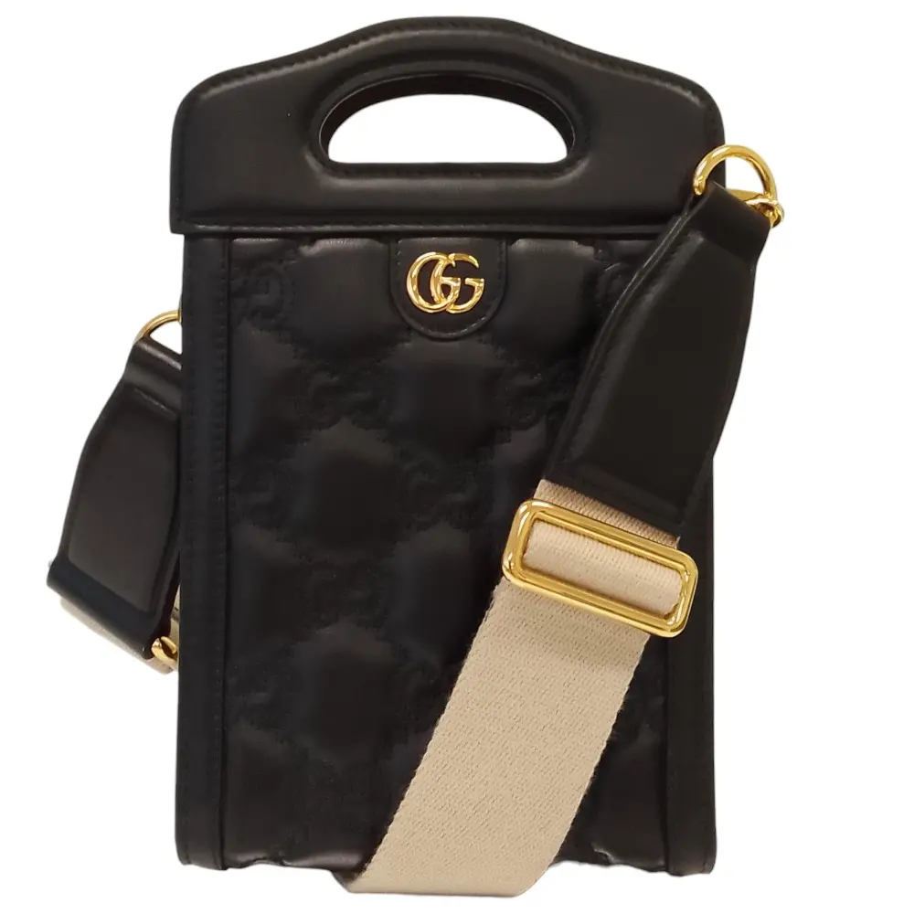 GUCCI グッチ GGマトラッセ ミニ トップハンドルバッグ ショルダーバッグ 723776 ブラックの買取実績【2026年3月買取】