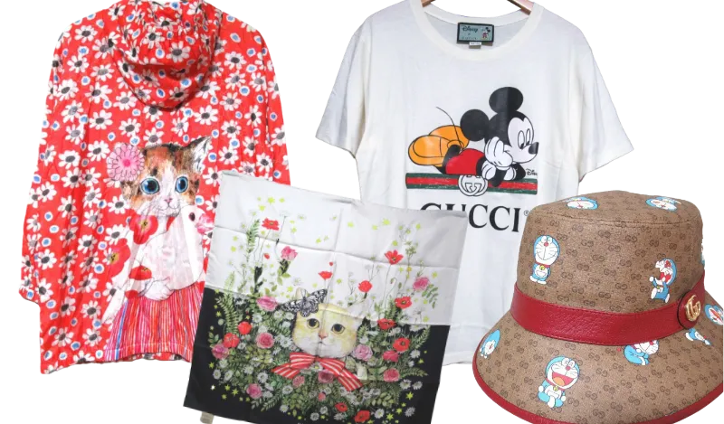 「GUCCI グッチ」のコラボレーションアイテムは高価買取が期待できます。