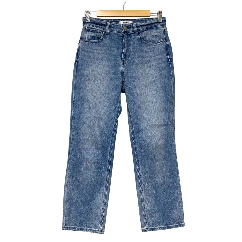 Healthy DENIM ヘルシーデニム CELERY ストレート デニムパンツ ジーンズ W25 ライトブルー