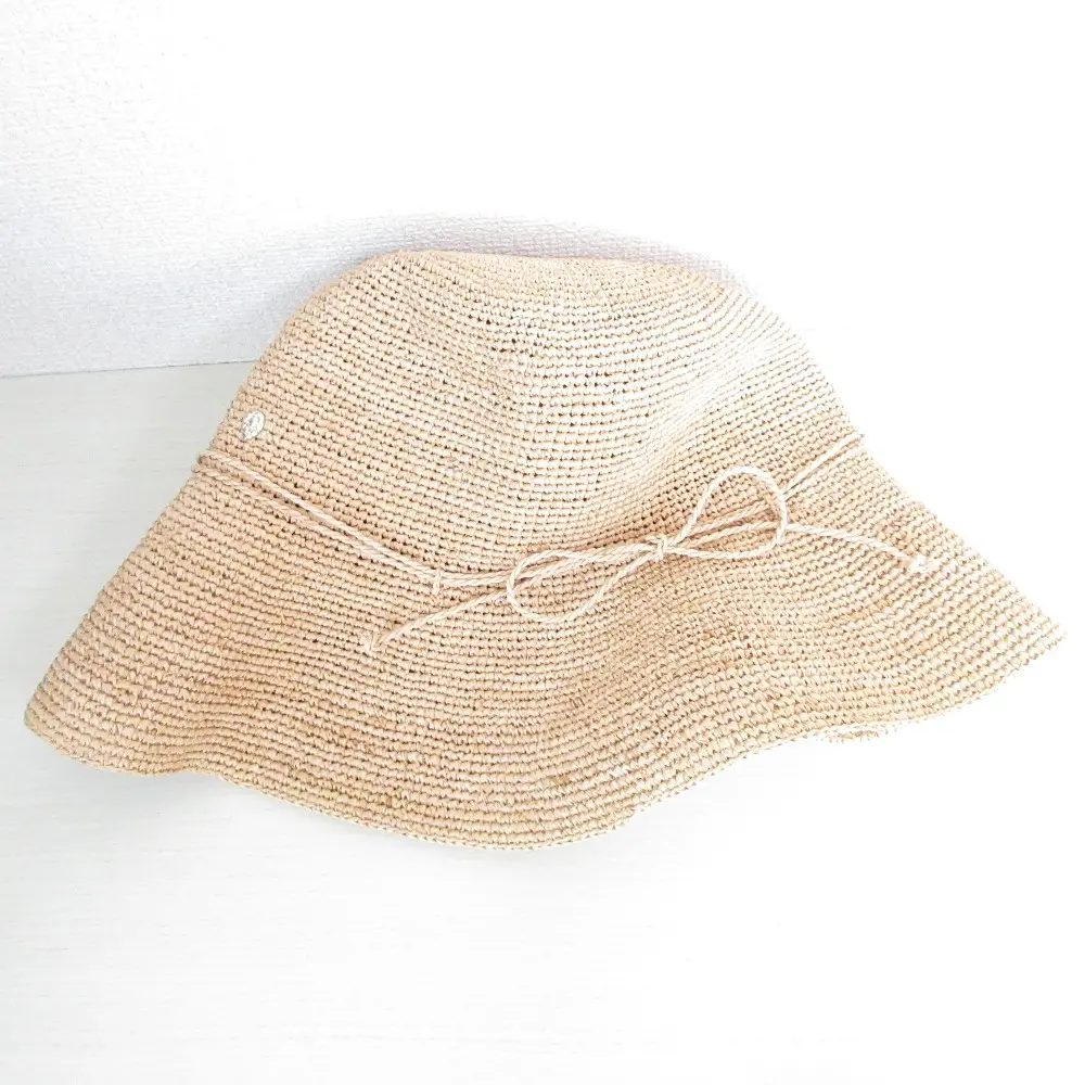 Helen Kaminski ヘレンカミンスキー ラフィアハット 帽子 ベージュ