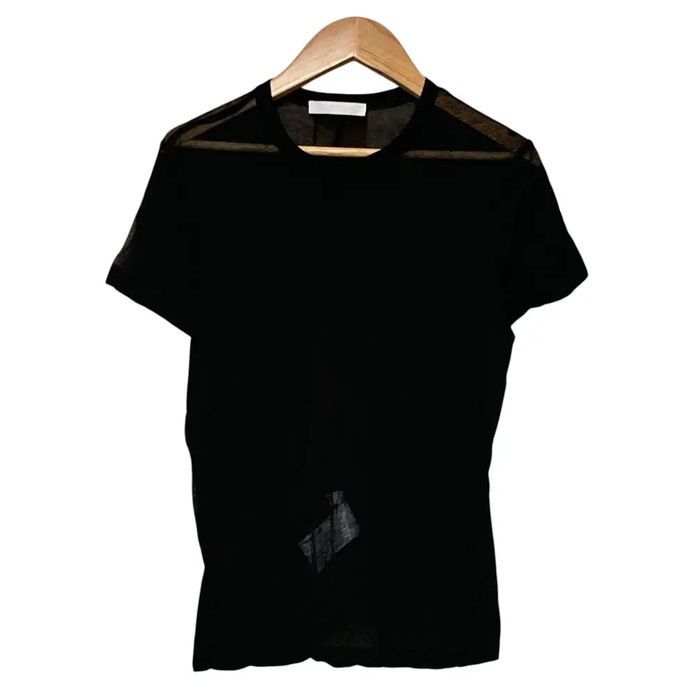 24AW HELMUT LANG ヘルムートラング ショートスリーブ シアーカットソー O04HW516 サイズ2XS ブラックの買取実績【2026年2月買取】
