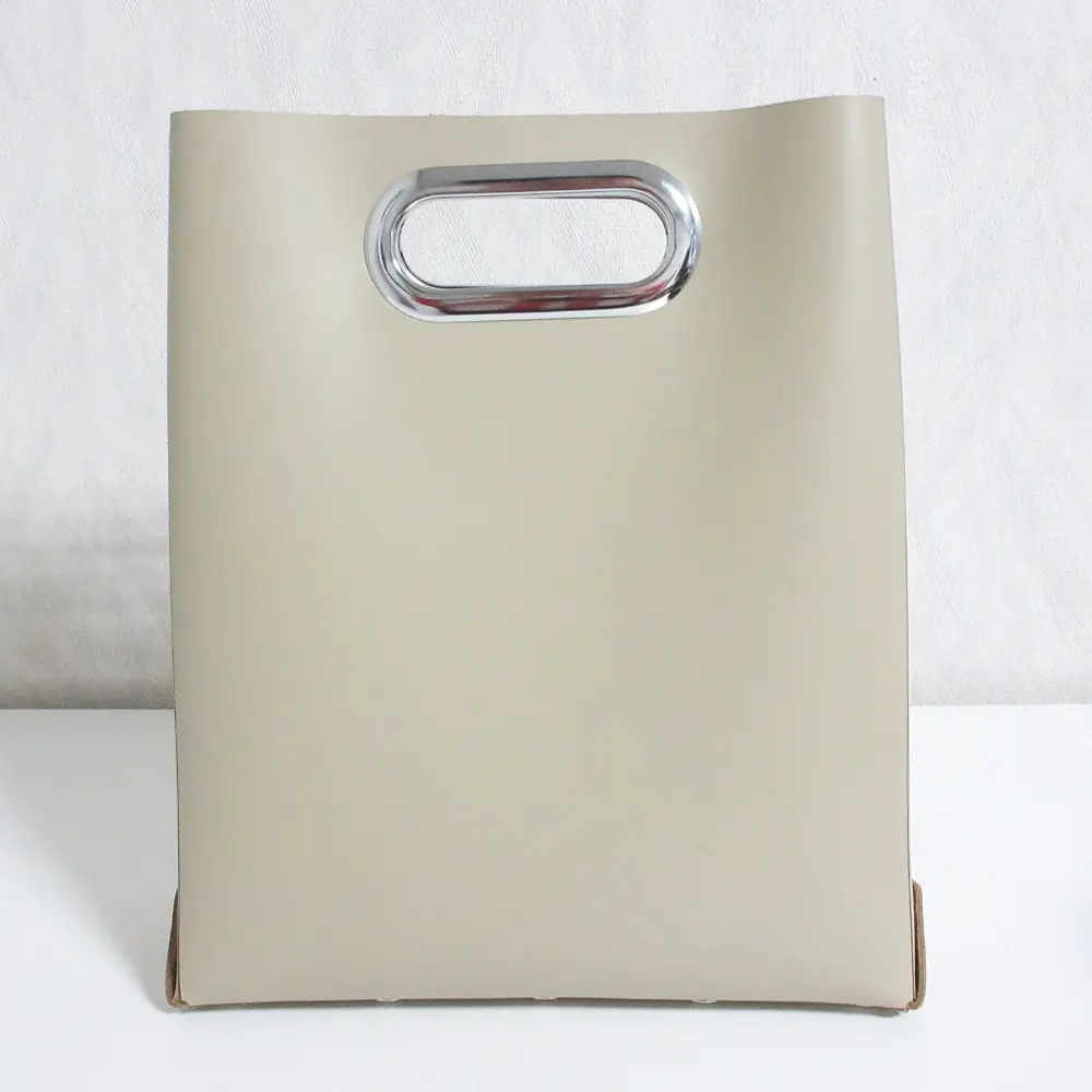 Hender Scheme エンダースキーマ assemble disc bag EP レザー ハンドバッグ ベージュ