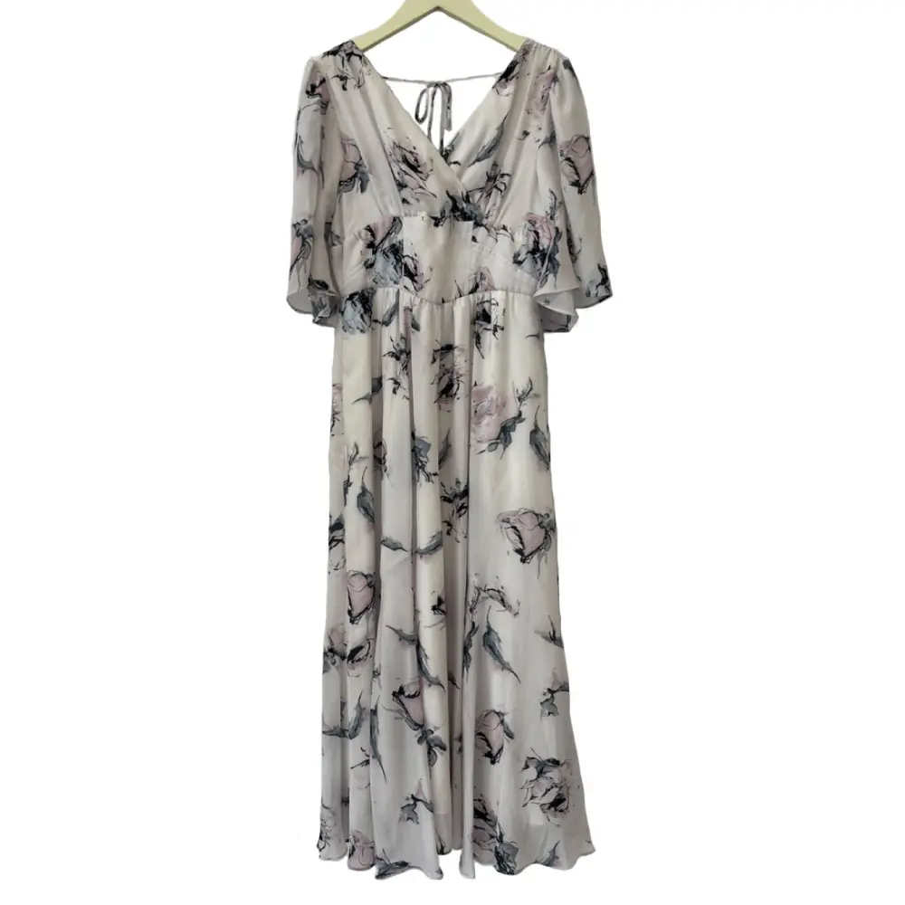 24SS Her lip to ハーリップトゥ Rose Bouquet Dress フラワープリント カシュクール ロングワンピース 1242305089 S ローズ