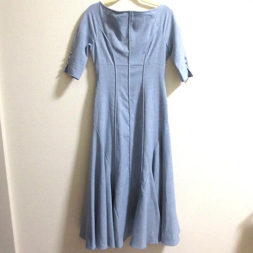 Her lip to ハーリップトゥ Martinique Tweed Dress ワンピース 1241305067 サイズS ライトブルー
