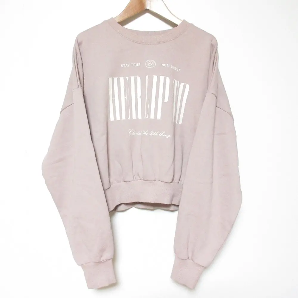 24AW Herlipto ハーリップトゥ Cherish Oversized Sweatshirt オーバーサイズ スウェットシャツ 1244102124 Fサイズ ピンクの買取実績【2025年12月買取】