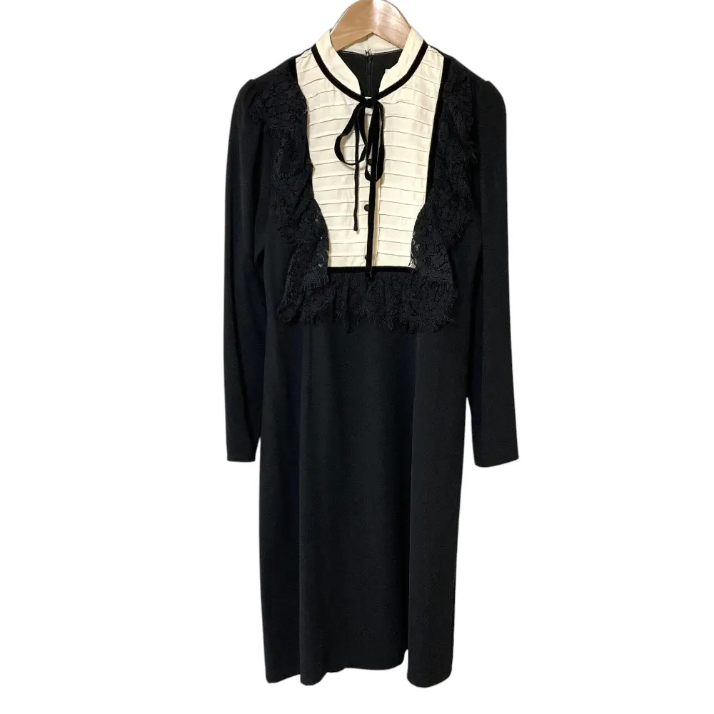 Herlipto ハーリップトゥ La Seine Dress ワンピース 1214305118 サイズS ブラック
