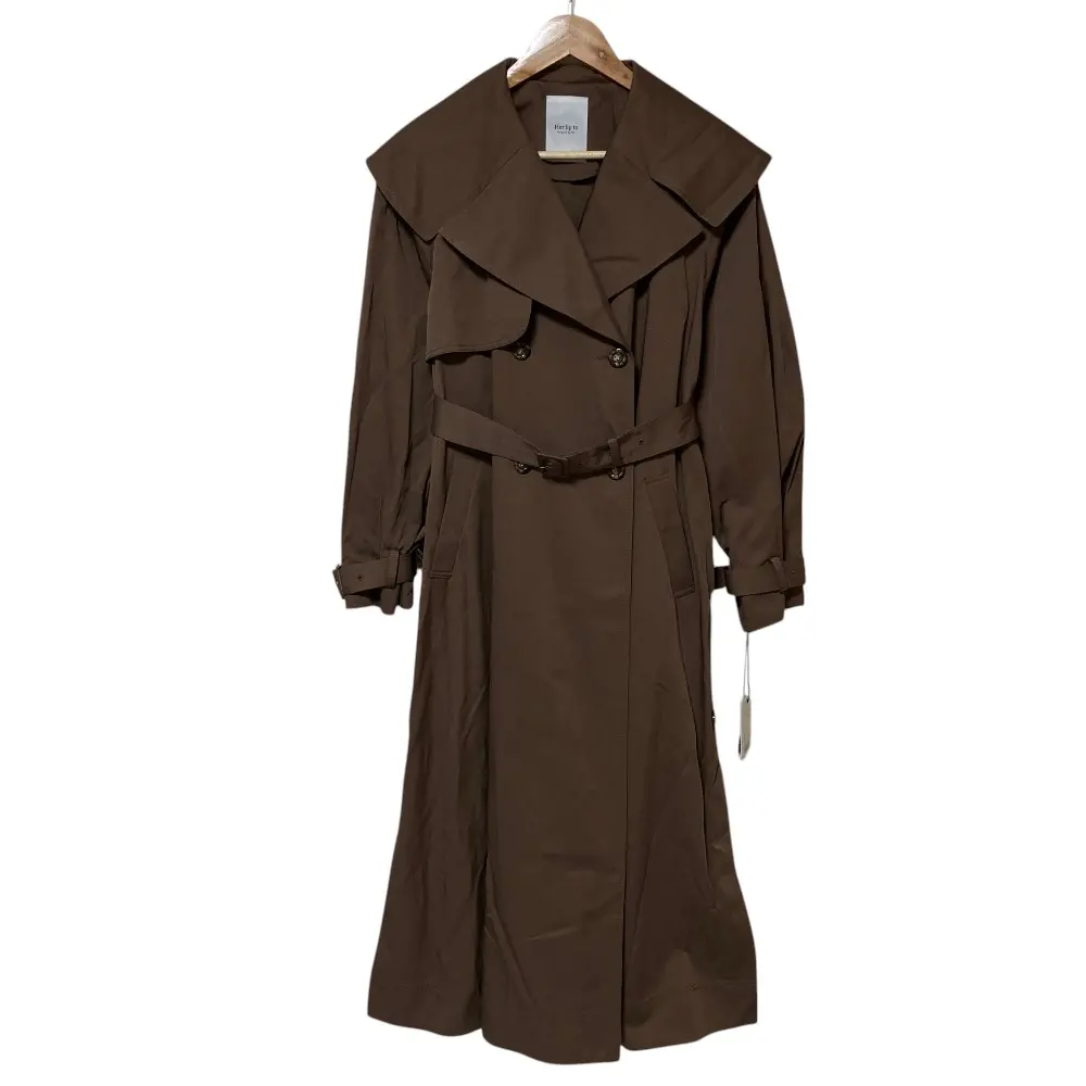 Herlipto ハーリップトゥ Grace Long Trench Coat トレンチコート 1233307044 サイズM ブラウン