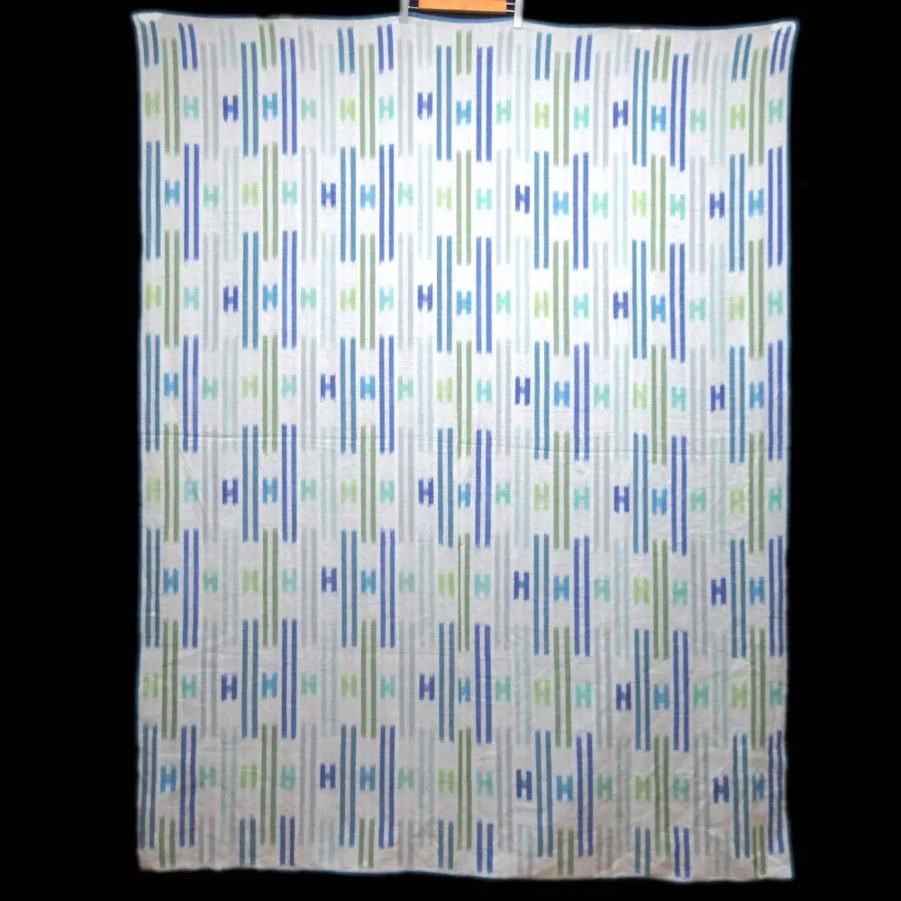 HERMES エルメス H柄 カシミヤ100% 大判ストール ショール マルチカラー