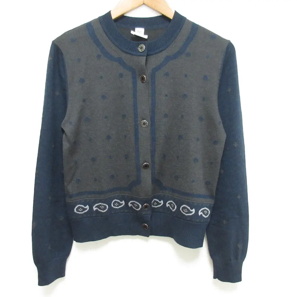 HERMES エルメス カシミヤ100％ マルジェラ期 セリエボタン ハイゲージ