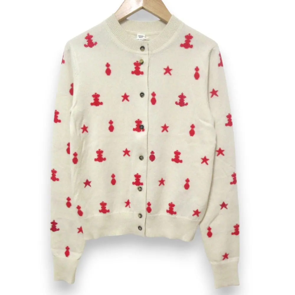 HERMES エルメス カシミヤ100％ マルジェラ期 セリエボタン ハイゲージ