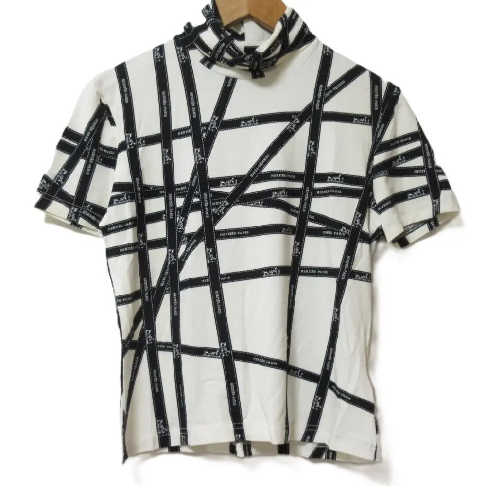 HERMES エルメス マルジェラ期 ボルデュック ハイネック 半袖 Tシャツ