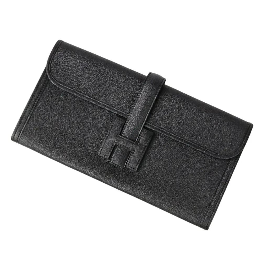 HERMES エルメス ジジェエラン29 セカンドバッグ クラッチバッグ ジェブルミゾル ブラック