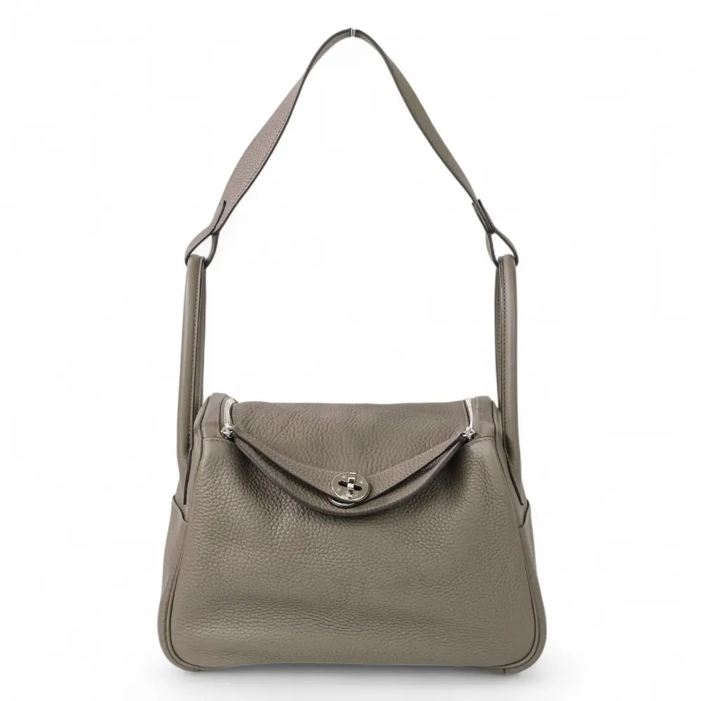 HERMES エルメス リンディ26 2way ハンド ショルダーバッグ トリヨンクレマンス C刻印 エタン