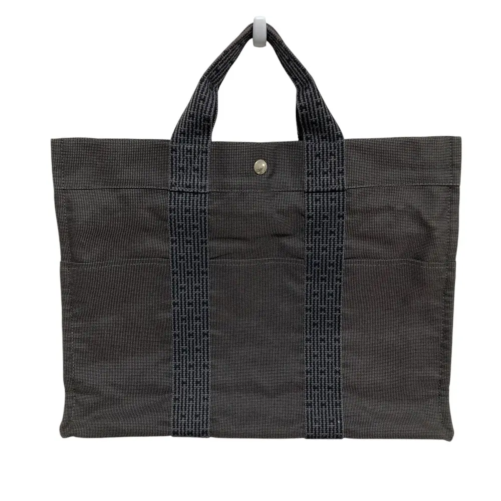 HERMES エルメス エールラインMM トートバッグ グレー