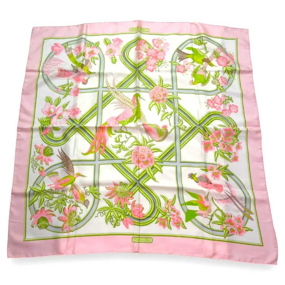 HERMES エルメス カレ90 エプロンドール 黄金の拍車 シルク100