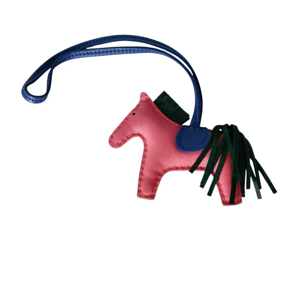 HERMES エルメス ロデオチャームPM アニョーミロ ローズアザレ ブルーエレクトリック ヴェールシプレ